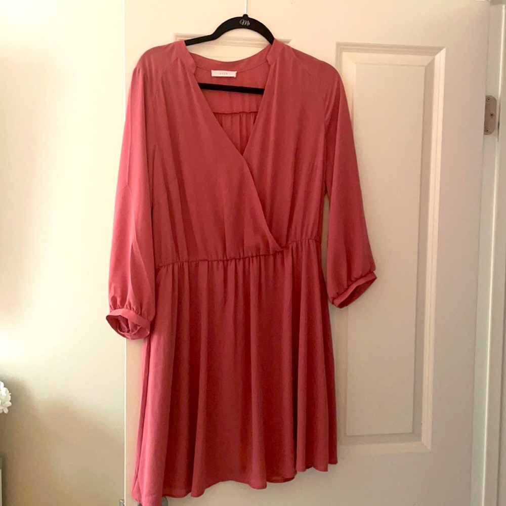 Women’s lush midi dress with 3/4 quarter sleeves